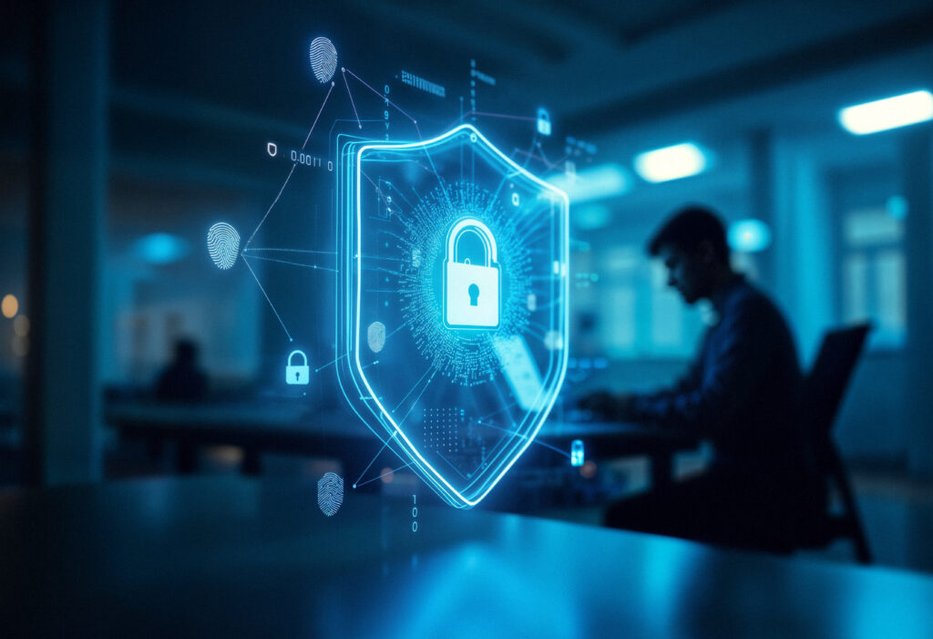 Nova geração de softwares integra dados e reforça segurança na indústria 1 cybersecurity data protection concept